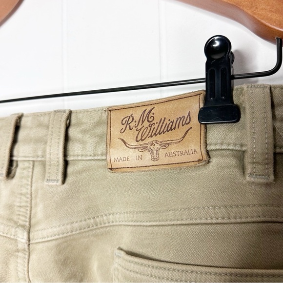 USED R.M. Williams Moleskin Work Pants/Trousers - Picture 6 of 11